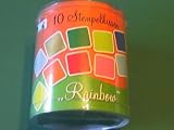 HEYDA Stempelkissen-Set "Rainbow", Klarsicht-Runddose VE=1