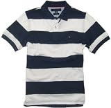 Tommy Hilfiger Mens Custom Fit Bryce Striped Polo Shirt