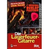 Produkt-Bild: Die Lagerfeuer-Gitarre im Ringeinband (+CD) inkl. Plektrum - Gitarre lernen ohne Noten mit 54 beliebten Songs (Ringeinband) von Martin Kuhnle (Noten/Sheetmusic)