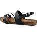 Nature Breeze Women's Slingback Ankle Buckle Open Toe Strap Casual Sandal Shoes