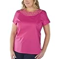 Plus Merona® Short-Sleeve Blouse - Lilac Rose