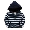Junior J by Jasper Conran Navy striped hooded cardigan