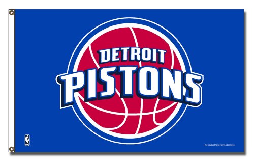 Detroit Pistons 3X5 Banner Flag