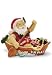 Hawaiian Canoeing Santa Ornament
