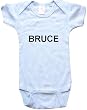 BRUCE - Name-Series - White, Blue or Pink Onesie / Baby T-shirt