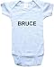 BRUCE - Name-Series - White, Blue or Pink Onesie / Baby T-shirt