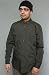 KR3W The Nixed Buttondown Shirt in Dark Charcoal,Buttondown Shirts for Men