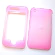 Apple iPhone 3G & 3GS Snap-On Protector Hard Case Transparent Pink Frost