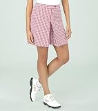 Petite Seersucker Gingham Tap Shorts