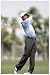 Tiger Woods Iron Shot by Unknown. CANVAS ROLLED. 7.62 inches width by 10.90 inches height. Highest Quality Art Poster Print