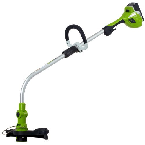 GreenWorks 21072 Gen1 20V 12 Inch String Trimmer 20V Li Ion 2 6 AH Battery and Charger Inc