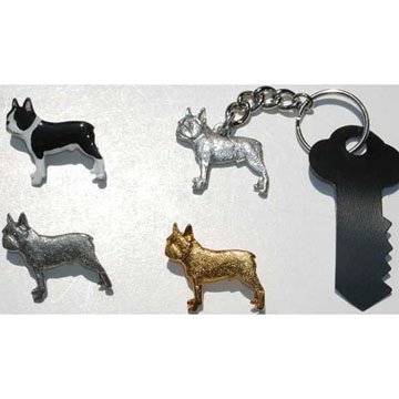 Boston Terrier Gold Pin