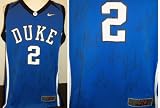 2010 2011 DUKE BLUE DEVILS TEAM SIGNED #2 NOLAN SMITH REPLICA (Large) JERSEY - signed by 12 players