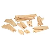 Brio - 33402 - Circuits de train en bois - Coffret �volution Interm�diaires - 16 pi�cespar Brio