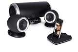 Roth Audio RCP3B 2.1 Desktop Speaker System with USB and Wireless Dock - Black
