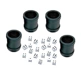 Dice Cups - Set of 4 Professional Grade Plastic with 20 Dice & Instructions for Liar's Dice