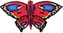New Tech Kites Butterfly Red Forest