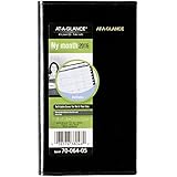 AT-A-GLANCE Monthly Planner 2016, Refillable, 3-1/2 x 6-1/8 Inches, Black (70-064-05)