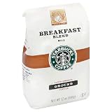 Starbucks Breakfast Blend Coffee, Ground, 12-Ounce Bags (Pack of 3)