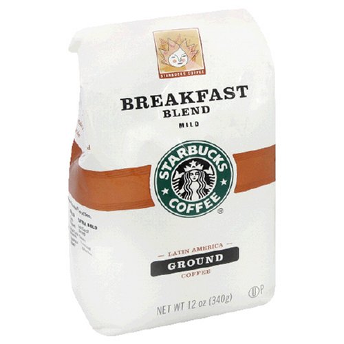 Starbucks Breakfast Blend Coffee, Ground, 12-Ounce Bags (Pack of 3) by Starbucks