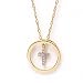 14KYG Diamond Cross Pendant