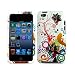 Diff�rents Designs de Coques de protection pour nouveau Ipod Touch 4� G�n�ration avec Camera convient pour 8Go 32Go 64Go (Fleur Blanche)