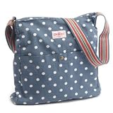 (キャスキッドソン) CATH KIDSTON ウォッシュドメッセンジャーバッグ スポットネイビー[並行輸入品]