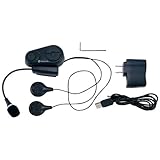 Diamond Plate Motorcycle Bluetooth Hlmt Set