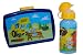 2 tlg. Set Brotdose + Trinkflasche Bob der Baumeister - Aluminium 400 ml blau