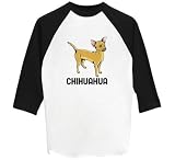 Chihuahua - Raglan 3/4 Sleeve T-Shirt