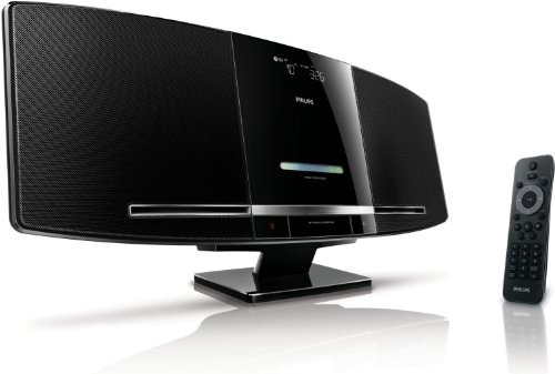 Philips MCM233/12 Kompaktanlage (CD/MP3/WMA-Player, FM-Tuner, USB 2.0) schwarz