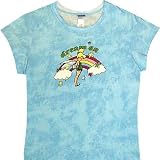Tinkerbell Dream On Blue Short Sleeve Sleep T for women