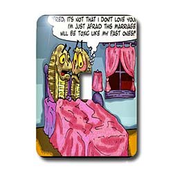 Londons Times Funny Animals Cartoons - Cobra Marriage Another Toxic Relationship - Light Switch Covers - single toggle switch