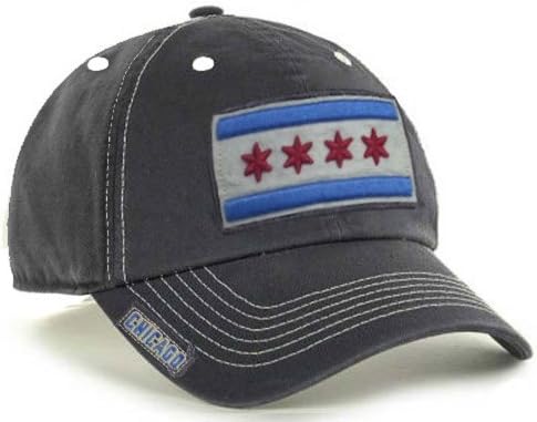City of Chicago Adjustable Charcoal Contrast Cap by ThirtyFive55