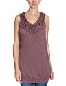 TOM TAILOR Denim Damen T-Shirt 10217850071/Longtop with mat.mix