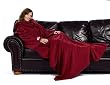 The Slanket Blanket- Adult Blanket in Ruby Red