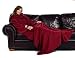 The Slanket Blanket- Adult Blanket in Ruby Red