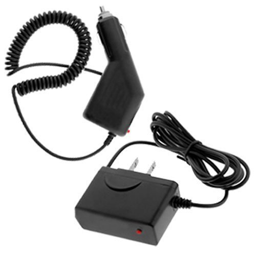 GTMax Rapid Car Charger + Home Travel Charger for Verizon HTC Droid Eris CDMA Cell Phone
