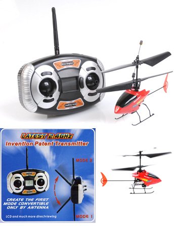 RC Hubschrauber 4-Kanal Helikopter Solo mit 2,4 GHz