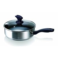Beka Cookware Vita Covered Silver Nonstick Sauté Pan, 9.5'