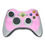 Solid State Pink Design Skin Decal Sticker for the Xbox 360 Controller