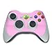 Solid State Pink Design Skin Decal Sticker for the Xbox 360 Controller