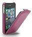 Melkco - Apple iPhone 4s / iPhone 4 Ultra Slim Handmade Premium Genuine Cowhide Leather Case Jacka Flip Type Purple