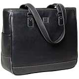 Clark & Mayfield: Rosemont 17 - Better than Basic Black Laptop Tote