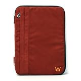 CaseCrown Faux Suede Zip Sleeve Case (Storm Grey) to Carry Acer Aspire One 531 10.1 Netbook