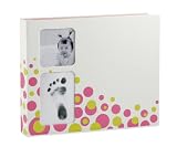 Pearhead Babyprints Babybook Bubbles, Pink