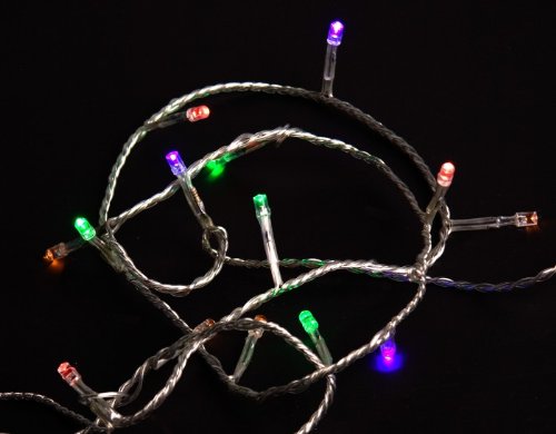 Childrens Toyshop  Garten & Freizeit : 120 LED Lichterkette bunt Weihnachts-Beleuchtung NEU