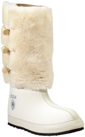 ZDAR Women's Aliona Cream German lamb's-wool felt UK 41 / US 9.5 M