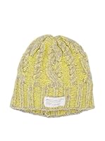 Marc by Marc Jacobs Gorro Lana Chunky Cable (Amarillo / Gris)