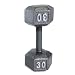 Cap Barbell Solid Hex Single Dumbbell (30-Pound)